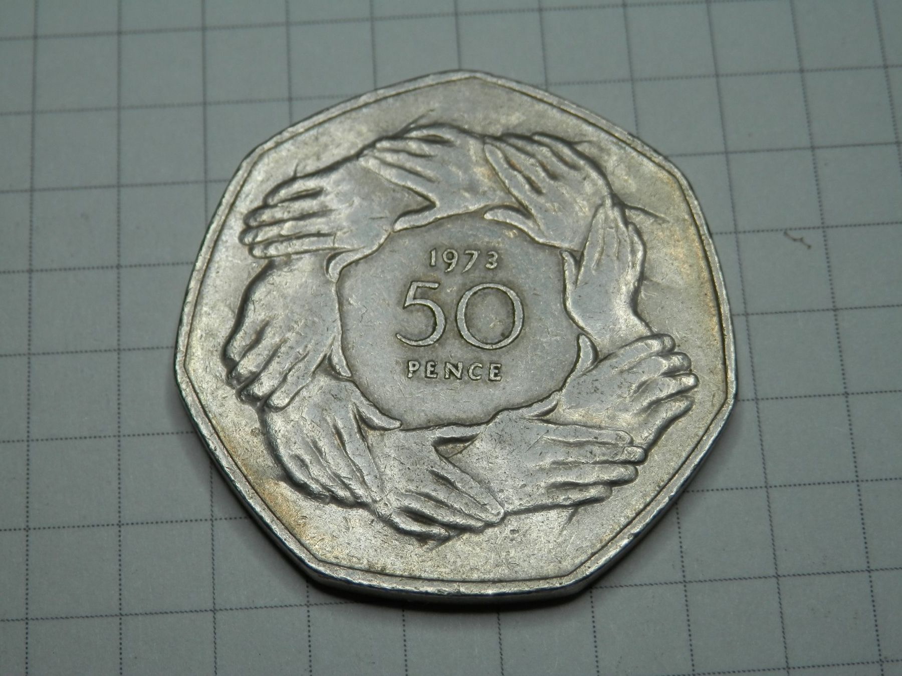 Tutti le monete: Großbritannien 50 Pence, 1973 – Usato da Weiach venduto da weiach81
