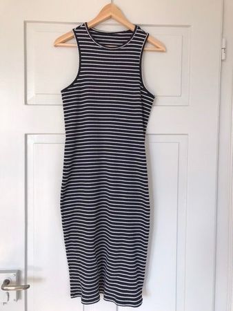 Sommerkleid gestreift & gerippt (M)