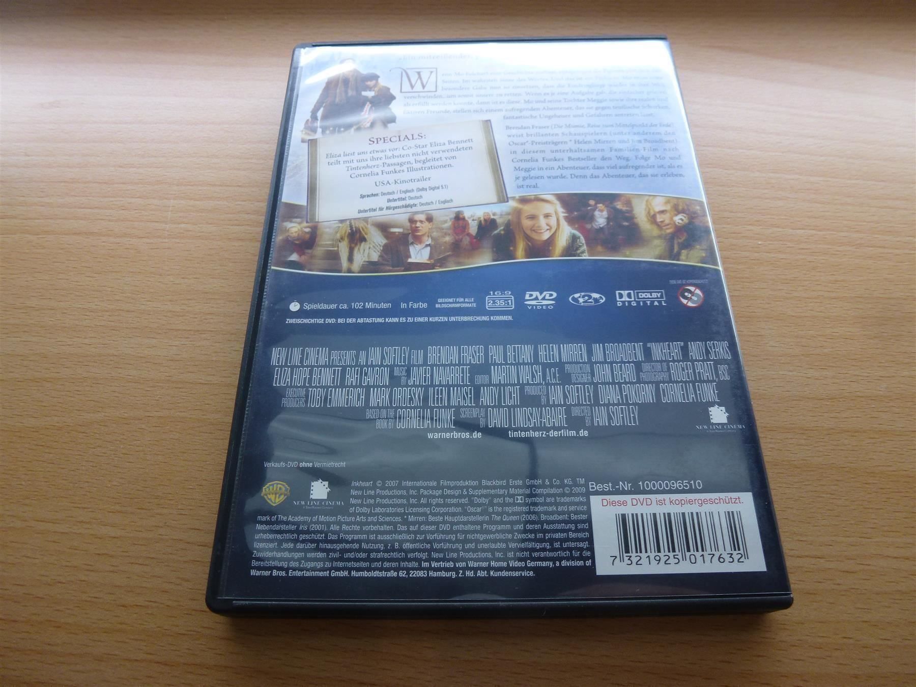 Tutti i DVDs: Tintenherz – Usato da Hombrechtikon venduto da Maloev17 1
