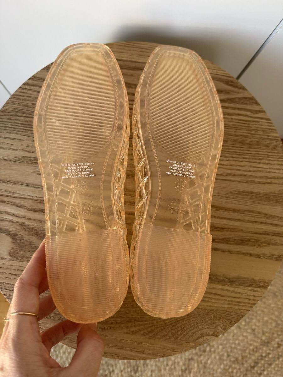H&M Damenschuhe: Jelly espadrilles H&M nude 39 – Neu (gemäss Beschreibung) aus Luzern von Aistee 4