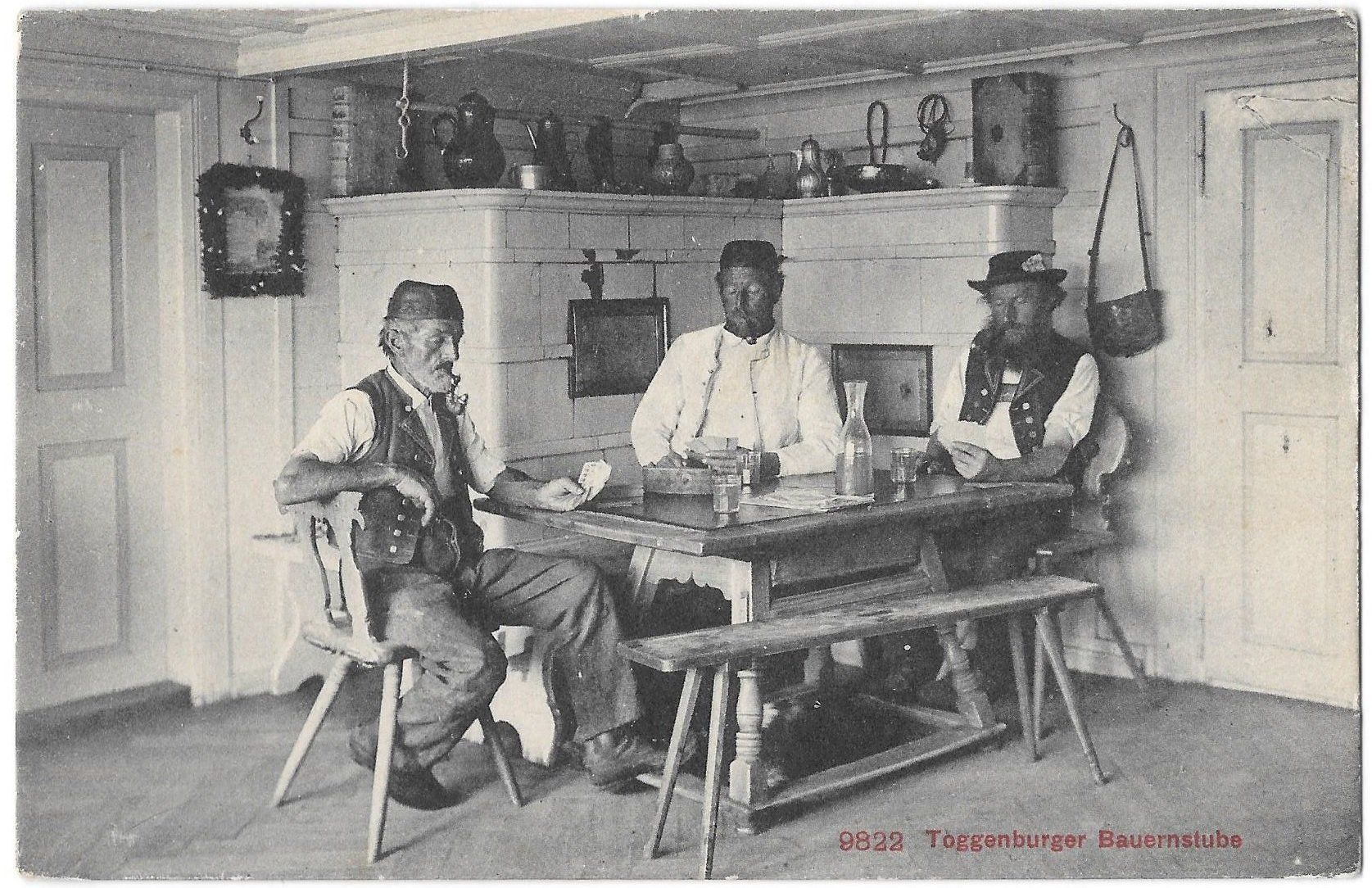 Cartes postales: Toggenburger Bauernstube – D'occasion à Olten par clotaldi