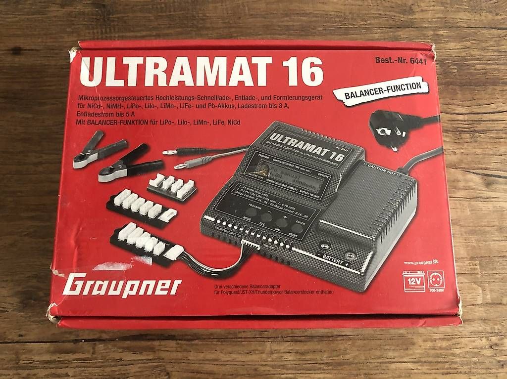 Graupner Akkus, Ladegeräte & Netzgeräte: Chargeur Graupner ultramat 16 – Gebraucht aus Prangins von Knut2331