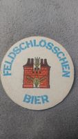 FELDSCHLÖSSCHEN Bierdeckel, Vintage, Rarität, Top Zustand