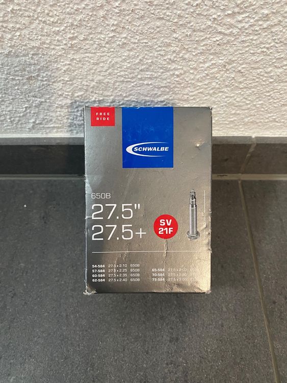 Schwalbe 2x Schlauch SV19F Freeride 27.5+ Zoll - 29 Zoll (54/75-622