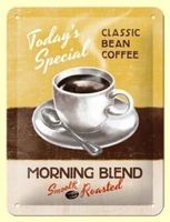 Blechschild - Morning Blend