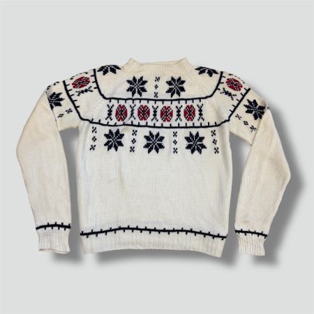 JC Penney vintage knitted sweatshirt retro strickpullover 90