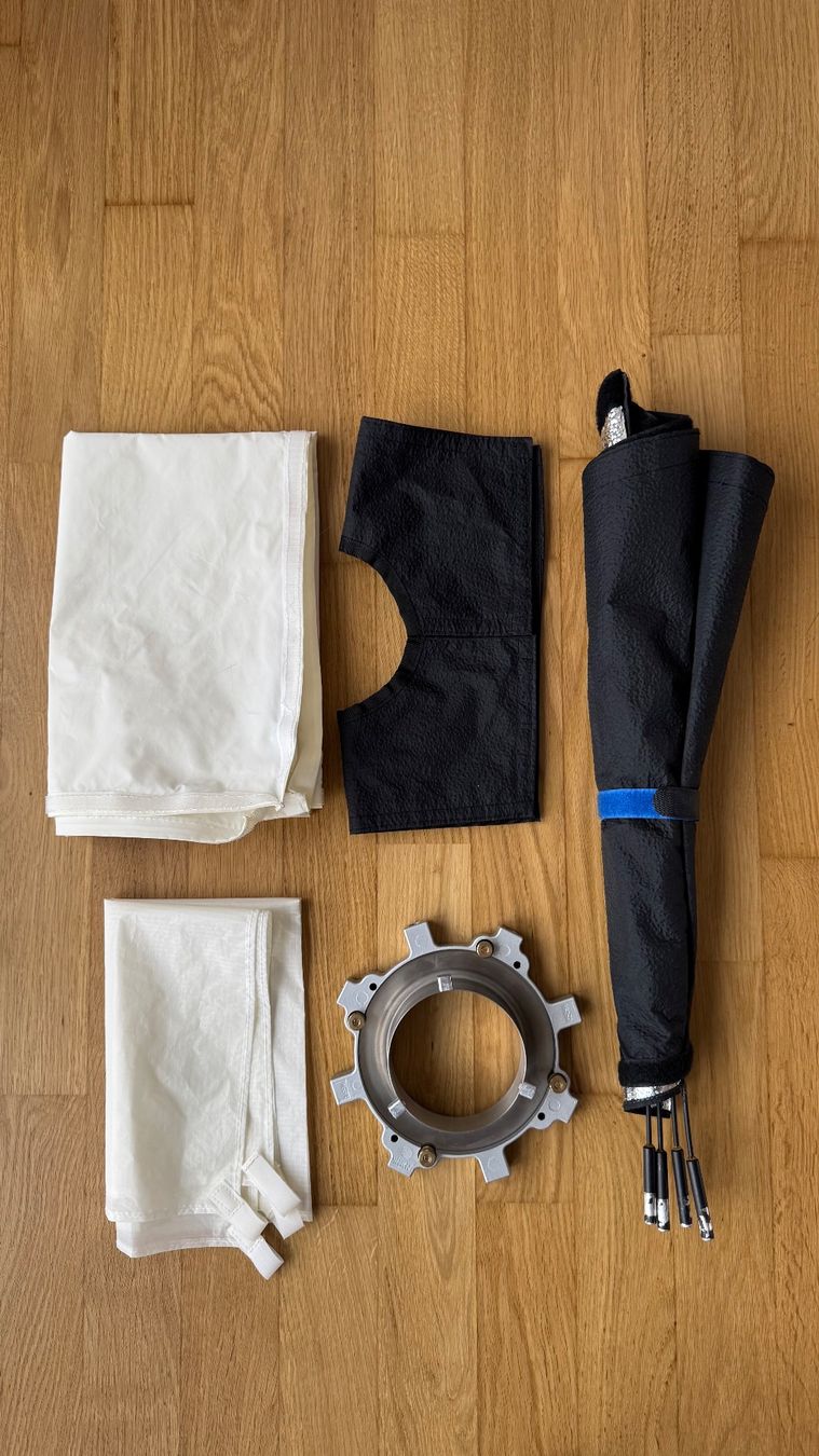 Bowens Flash: Bowens Rechteckige Softbox 60 x 85cm – Usato da Jonen venduto da BMWE369