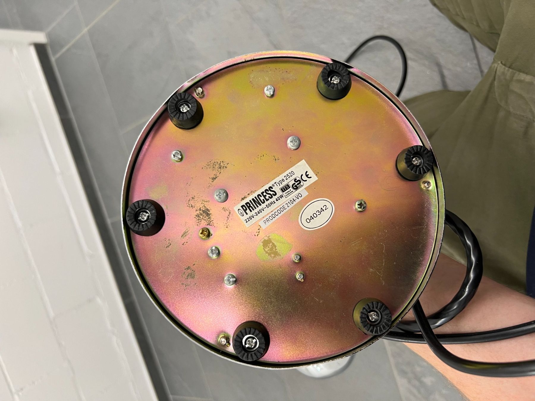 Ventilatori: Princess Typ 2520 Tischventilator 30cm – Usato da St. Gallen venduto da Vortex2 2