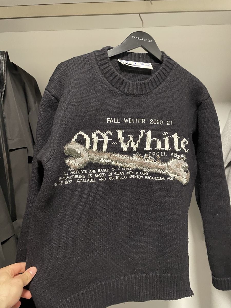 Off-White Maglioni & Felpe: Off White Knitwear FW20-21 – Usato da Erlinsbach venduto da Schaimo