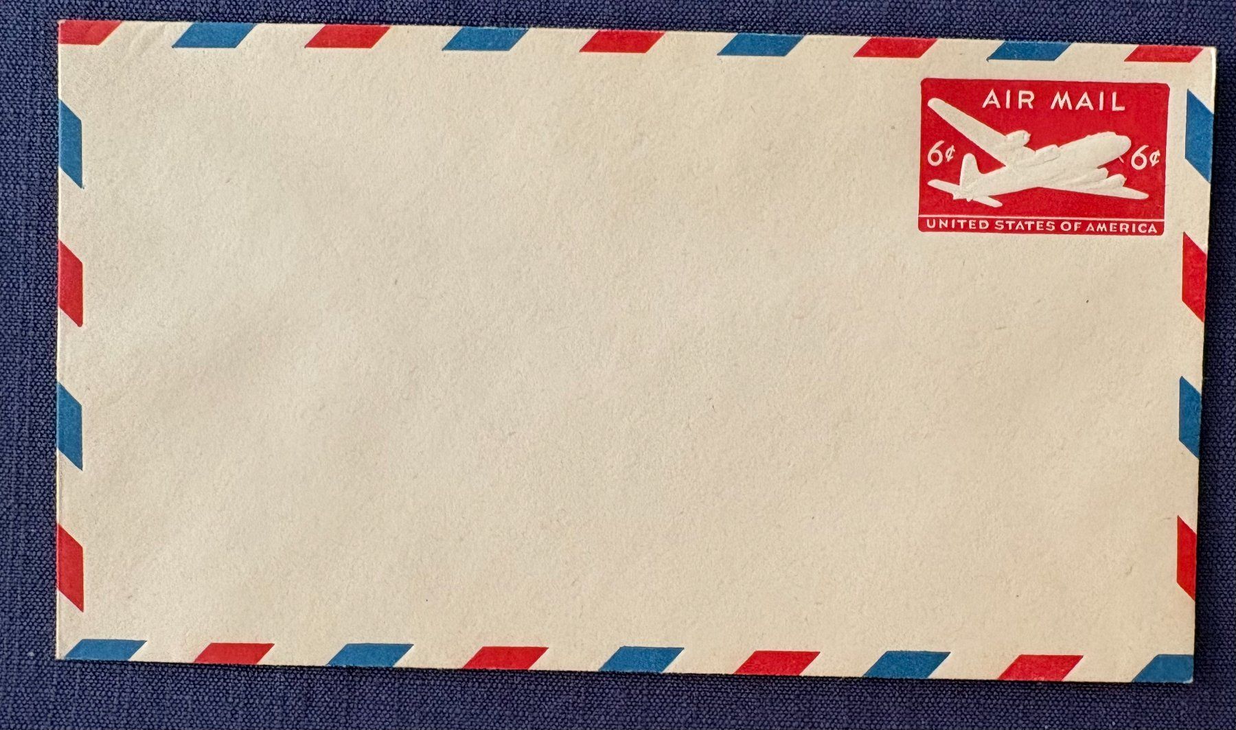 Tutti i francobolli: BRIEFUMSCHLAG USA AIR MAIL – Usato da Ostermundigen venduto da Wyatt-Earp
