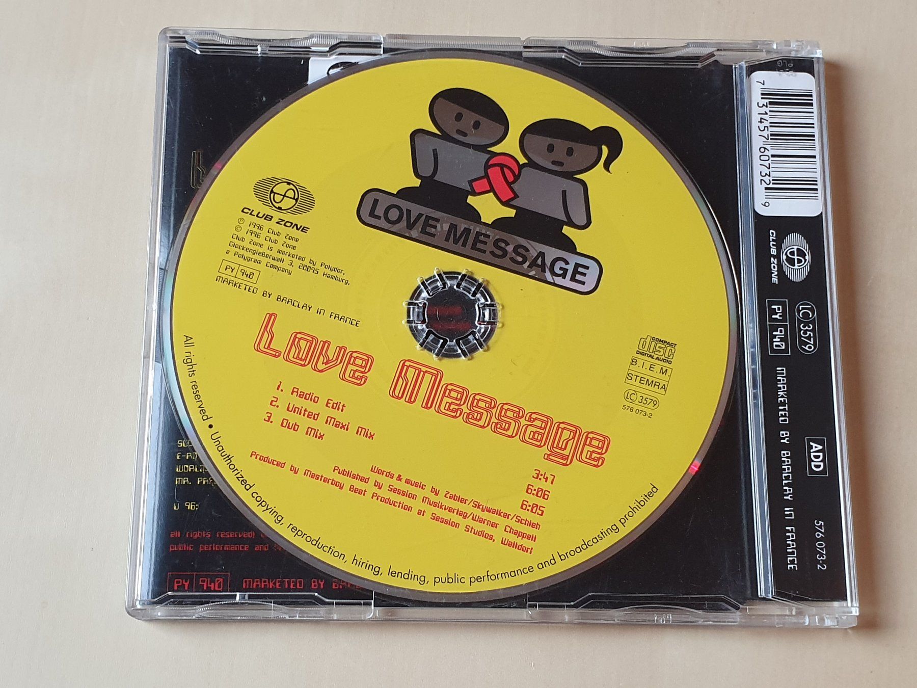 CDs: Love Message – D'occasion à Stansstad par collectorsshop 1