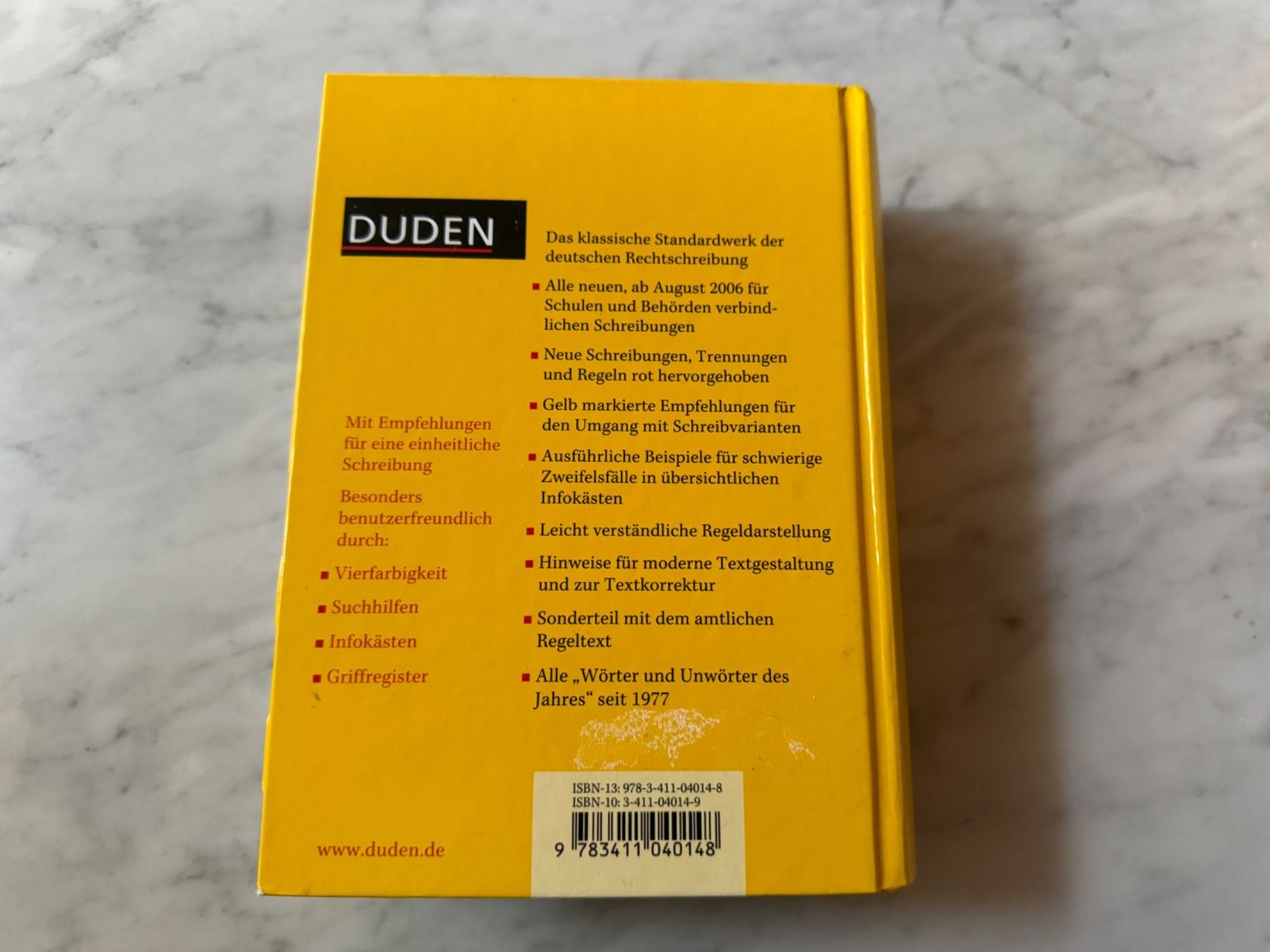 Libri: DUDEN DEUTSCHE RECHTSCHREIBUNG MIT CD – Nuovo (secondo la descrizione) da hägendorf venduto da twilightprincess 1