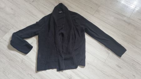 Schwarze Strickjacke Gr. 40 More&More Strickjacke 