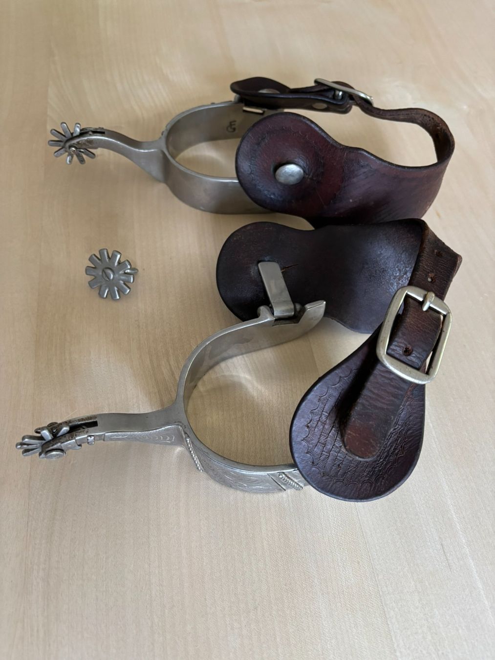 Selle & Accessori: Western-Sporen mit Sporenriemen – Usato da Zürich venduto da BernhardL01 1