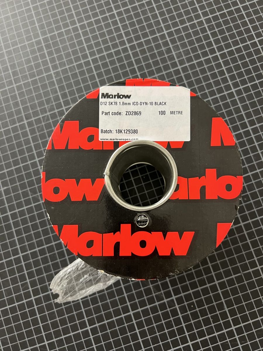 Corde: Marlow SK78 1.8mm ICD-DYN-10 Schwarz – Usato da Zürich venduto da florian.kilian