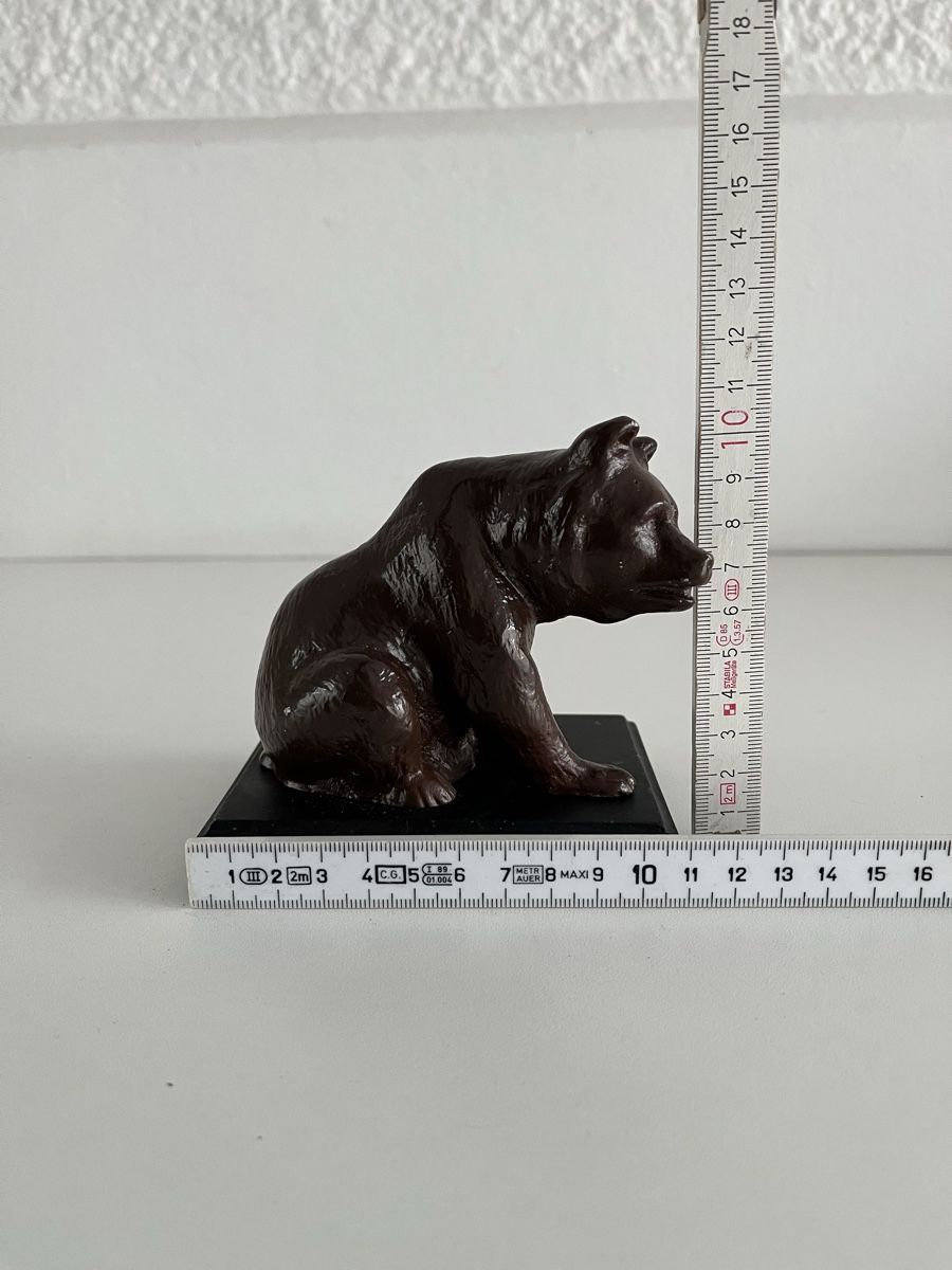 Figuren: Bär aus Metall / braun lackiert – Gebraucht aus Wetzikon ZH von seli03 6