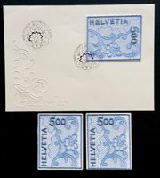 Frankatur CHF 10.- postfrisch inkl. Erstagsbrief