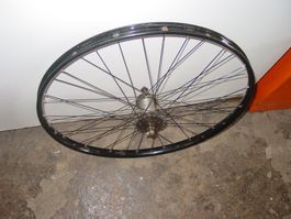 Hinterrad m.Schwarzen Speichen zu Ord Rad Mod 05 Militärvelo
