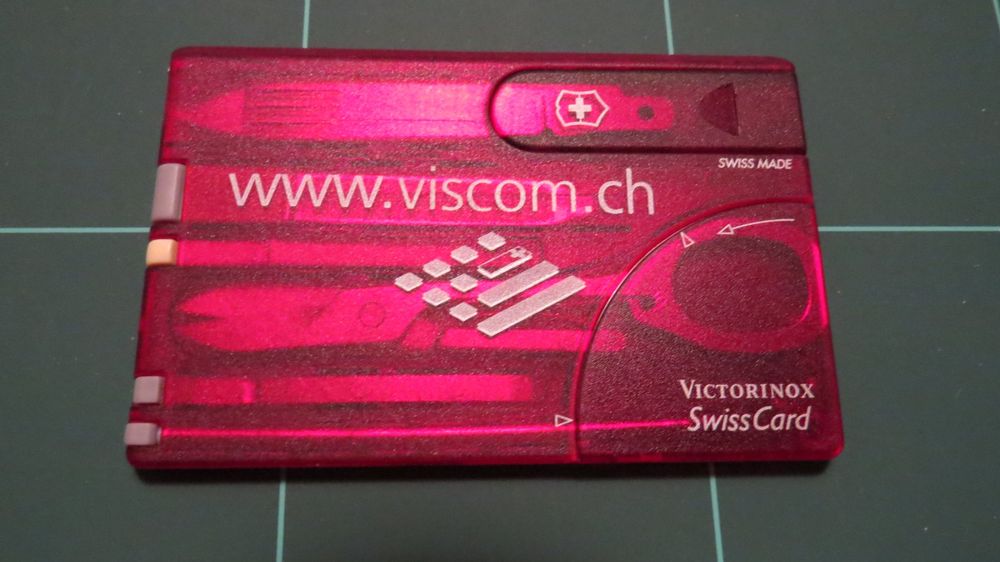 Victorinox SwissCard Classic rot viscom.ch (Neu (gemäss Beschreibung ...