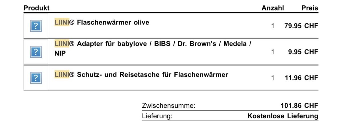 Pasti del neonato: Liini Flaschenwärmer – Usato da Olsberg venduto da got_pd7p 3