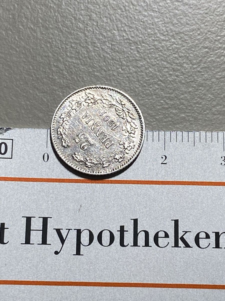 Tutti le monete: Finlande - 25 pennia - 1901 - AG  – Usato da Payerne venduto da Mike1682 3