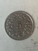 5 Rp. 1948 vz – schöne Patina – Sammlerstück