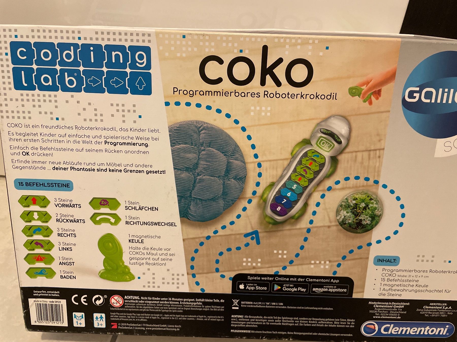 Giocattoli: Lerncomputer Spielkrokodil programmierbar Clementoni – Usato da Zürich venduto da K.St. 4