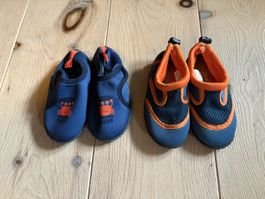 Set aus 2 Paar Badeschuhen Gr. 23/24