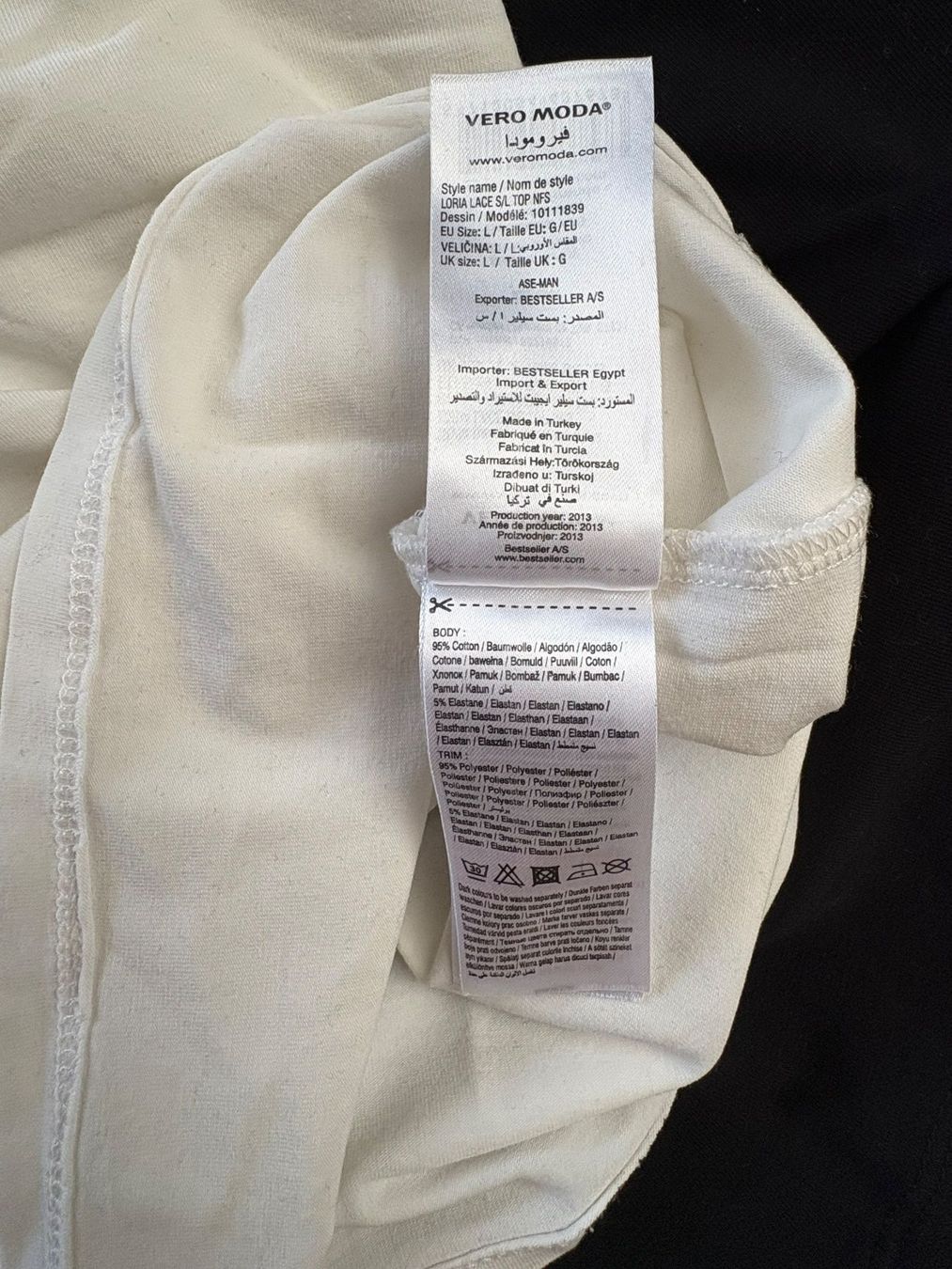 Vero Moda Top: 3 Tops, Marke VERO MODA, L – Usato da Luzern venduto da Roger3022 4