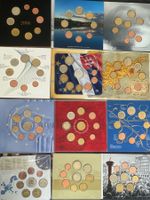 Lot aus 12 offizielle Euro Kursmünzensätze diverse Länder