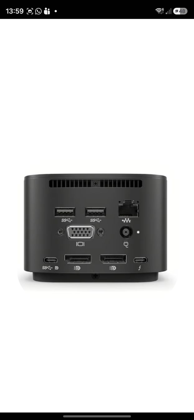 Hewlett Packard Docking station: HP Thunderbolt Dock G2 Combo Cable - Neu – Nuovo e nell'imballaggio originale da Aesch BL venduto da PrestonMesh 1