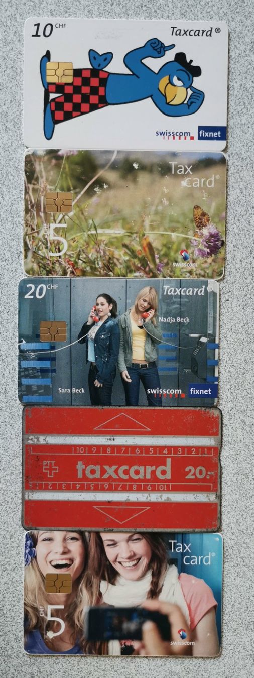 Swisscom Telefon- & Taxkarten: 5 Taxcard – Gebraucht aus Greifensee von Lotusblume3