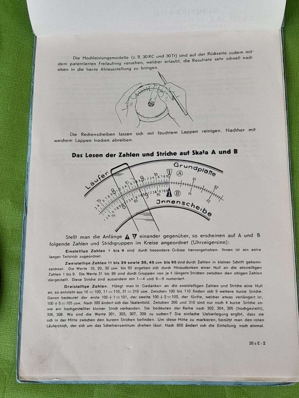 Calcolatrici tascabili: LOGA Rechenscheibe mit Gebrauchsanleitung und Leder Etui – Usato da Aeschi b.Spiez venduto da 52_wochen 7