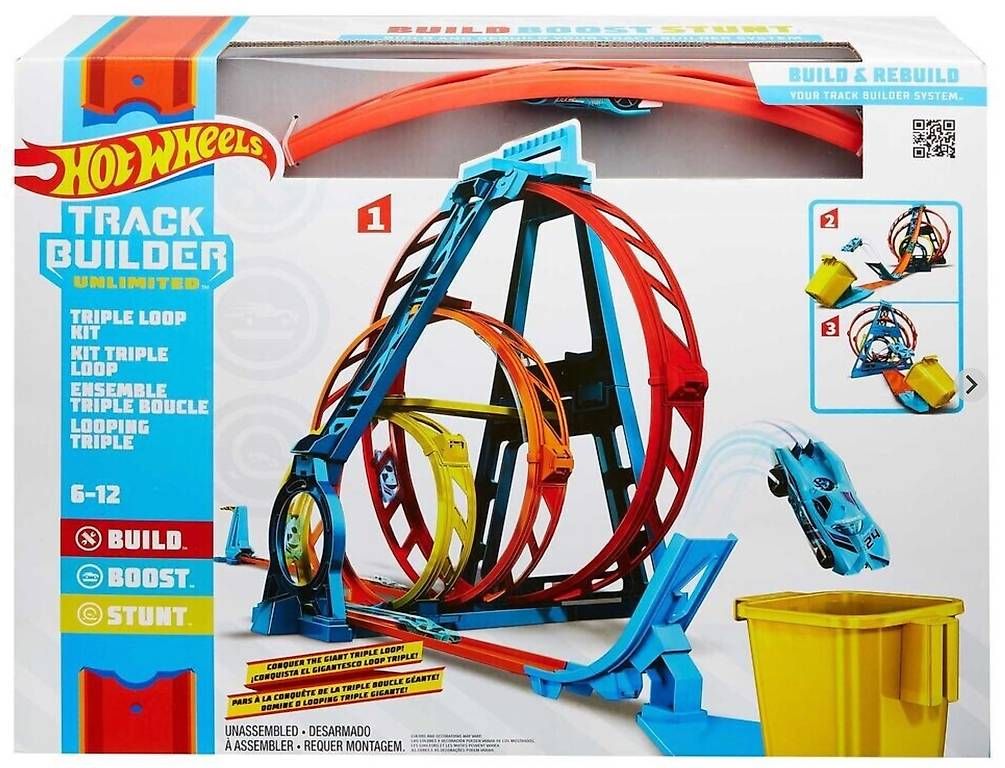 Giocattoli: Hot Wheels circuit triple looping et voitures – Usato da Les Ponts de Martel venduto da ilyona 2