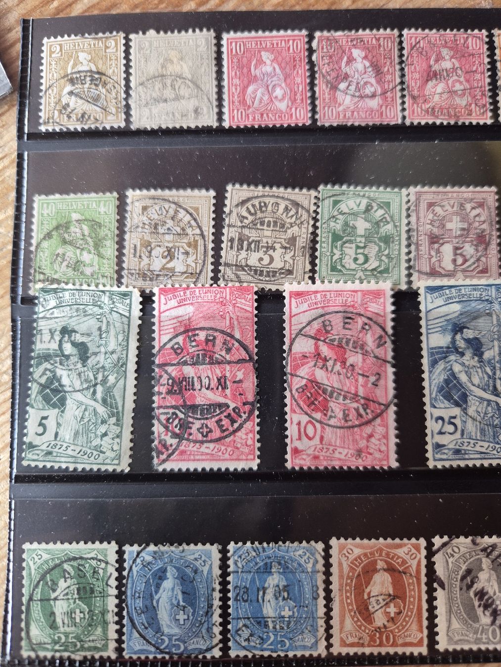 Alle Briefmarken: schönes altschweiz lot – Gebraucht aus Uznach von Fireblade7 2