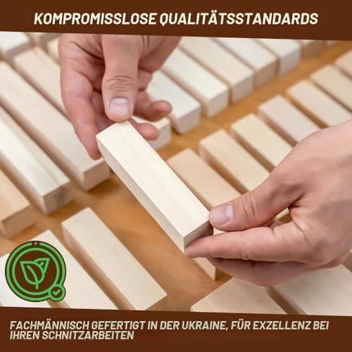 Holzartikel: Schnitzholz Lindenholz – Neu und originalverpackt aus Hundwil von Stallone5 6