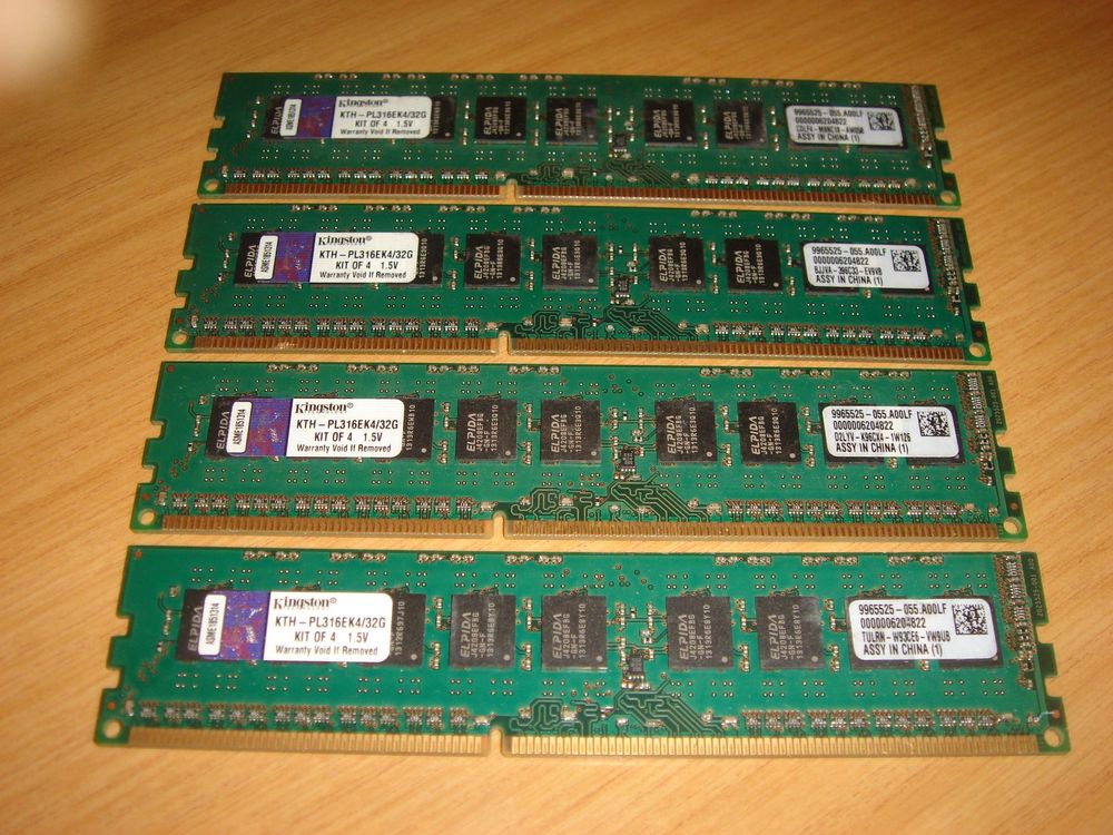 4 stück 8gb ddr3 RAM für Computer. (Gebraucht) in St. Gallen für CHF 43 ...