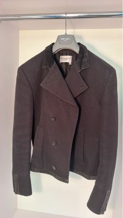 Yves Saint Laurent Vintage Kurzmantel dunkelblau Grösse M 