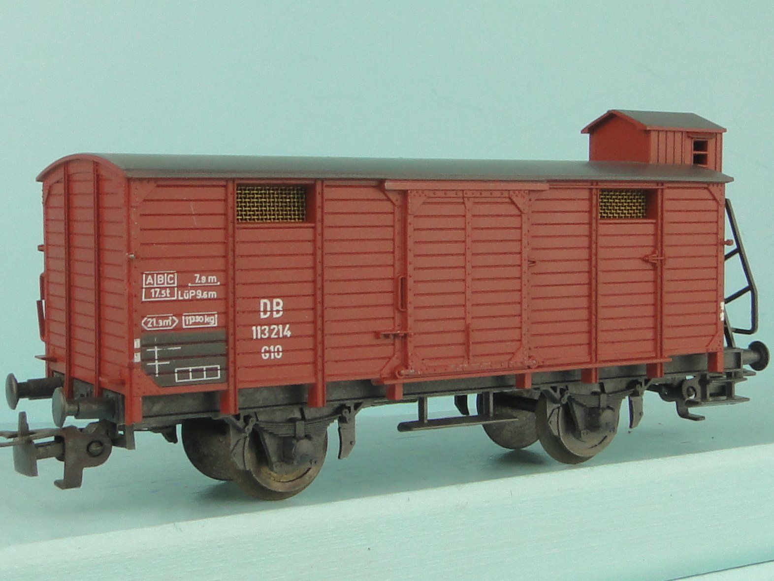 Liliput Modellini di ferrovie: Liliput DB Wagen mit Bremserhaus – Usato da Bülach venduto da cann11 3