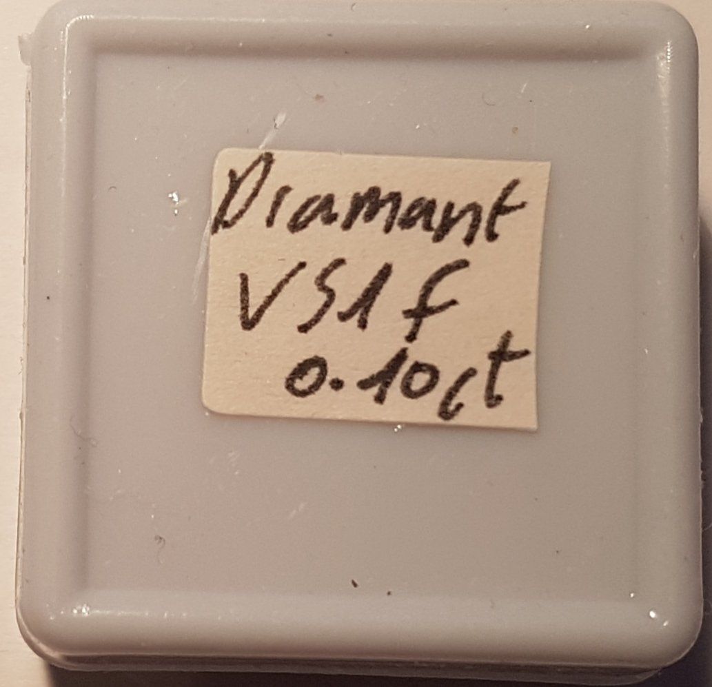 Pietre preziose: Diamant Rund VS F 0.10ct – Nuovo e nell'imballaggio originale da zuerich venduto da Jewlsdesign 1
