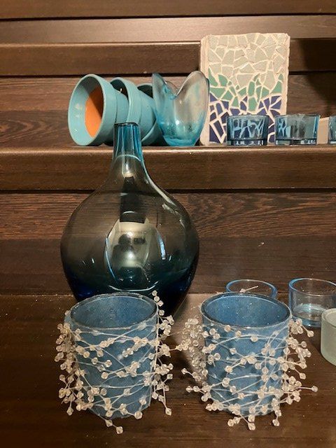 Tutte le decorazioni: türkis-farbenes deko-set – Usato da Schwarzenberg LU venduto da kindler007 3