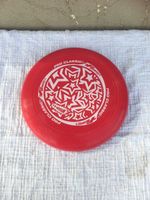 Frisbee Pro Classic rot in gutem Zustand 