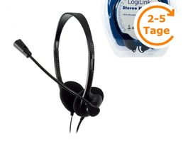 Headset Deluxe, mit Mikrofon, schwarz