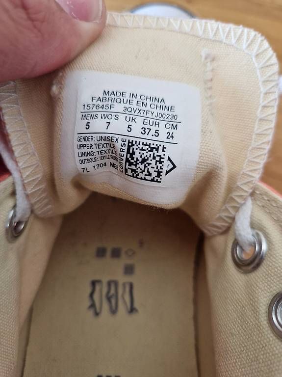 Converse Scarpe da donna: Converse All Star Gr. 37.5 / Chucks / Sneaker – Usato da Rütihof venduto da Flecksperformance 4