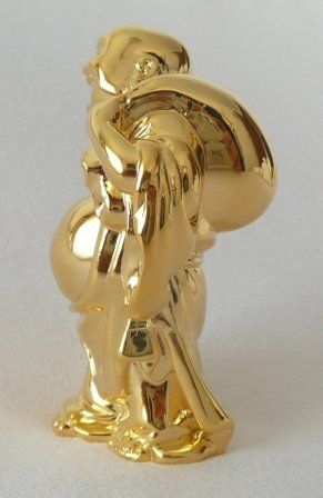 Sculture & Statue: Happy Buddha - goldfarben glänzend – Nuovo e nell'imballaggio originale da Mauren venduto da Yeelen 2