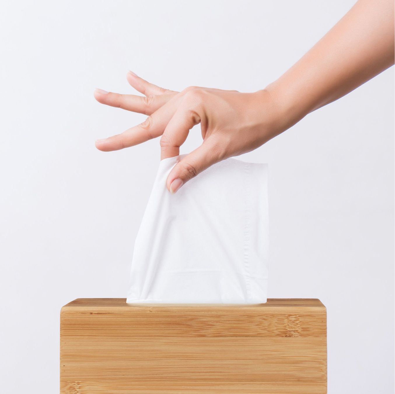 Gesichtspflege: Kosmetiktücherbox aus Bambus – Neu und originalverpackt aus Bülach von StoreInShop 2