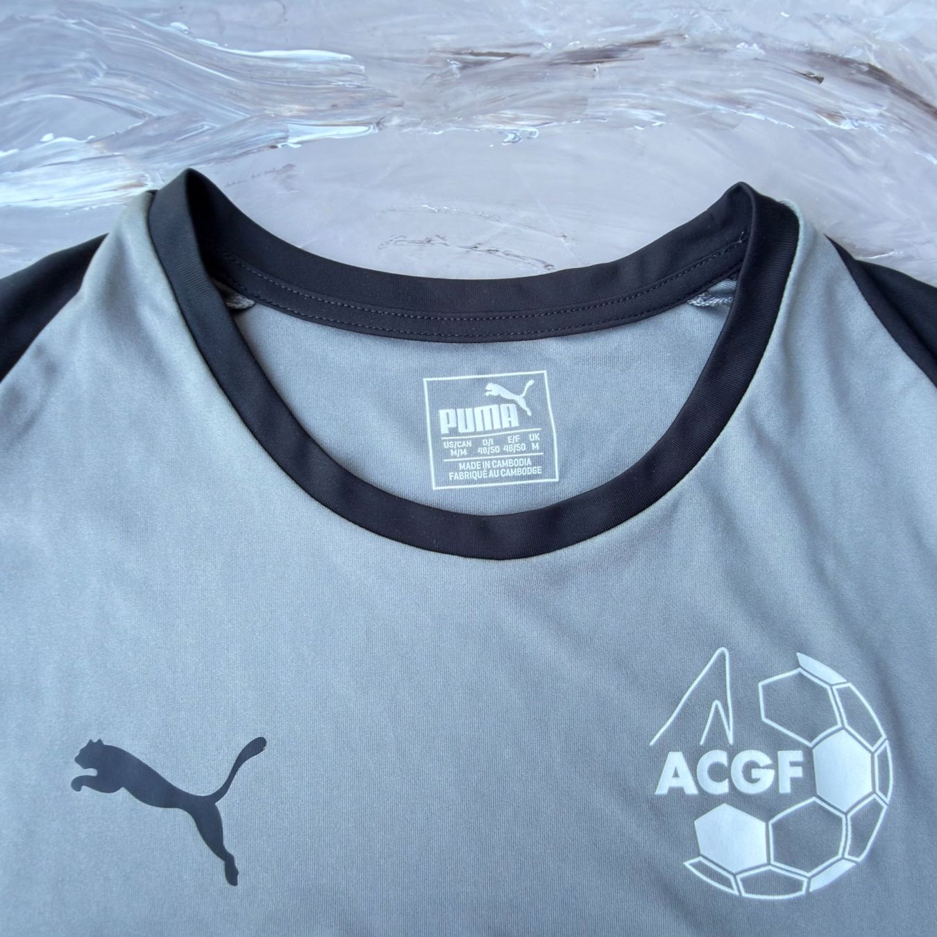Puma T-shirt: T-shirt Puma ACGF Fair Play gris – Usato da Thônex venduto da Suisse.Shopping 6
