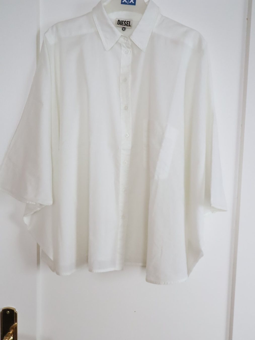 Diesel Camicette: Oversize Bluse Diesel, One Size, 100% Baumwolle – Nuovo (secondo la descrizione) da Wattwil venduto da diamant1 1