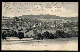 AK Combremont-le-Petit, Vue générale du village