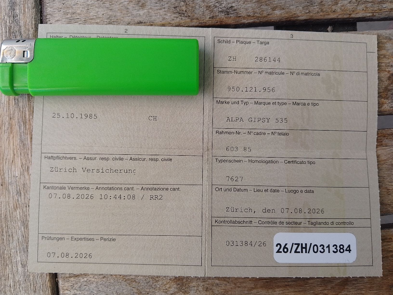 Alpa Ciclomotori: Mofa Alpa Gipsy – Usato da hinwil venduto da gurkeandfriend 7